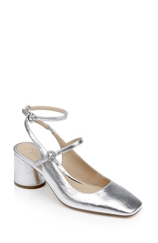 Image of Jewel Badgley Mischka Keilani Block Round Heeled Mary Jane