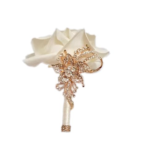 YIFUwedding Bridal Water Drop Jewelry Bouquet Wedding Bouquet Luxury Jewelry