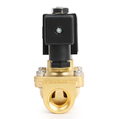 Electrovanne en laiton 1/2" anti fuite eau pour circuit sous pression 24V - 8