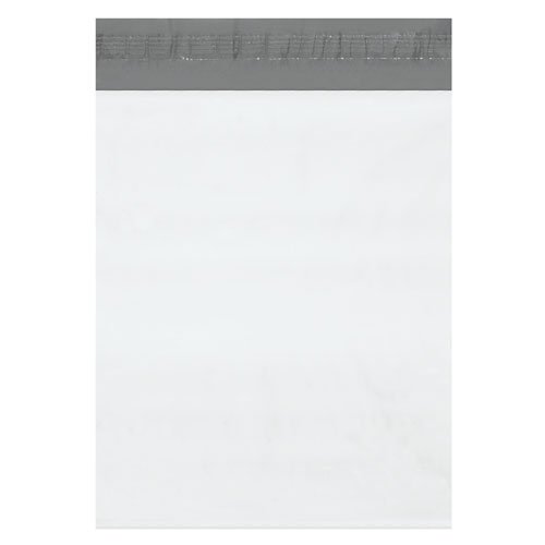 BOX USA BEPM13162 Expansion Poly Mailers, 13" x 16" x 2", White (Pack of 100)