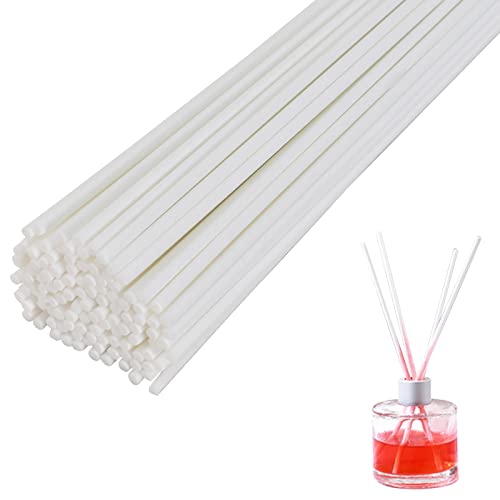 Colexy 100 Stück Rattanstäbchen Reed Diffuser Stöcke, Natural Rattan Reed Sticks Holzstäbchen, Rattanstäbchen für Raumduft, Bambusstäbchen Rattan Reed Diffuser Sticks Diffusor, 22 * 0.3cm (Weiß) Colexy 100 Stück Rattanstäbchen Reed Diffuser Stöcke, Natural Rattan Reed Sticks Holzstäbchen, Rattanstäbchen für Raumduft, Bambusstäbchen Rattan Reed Diffuser Sticks Diffusor, 22 * 0.3cm (Weiß)