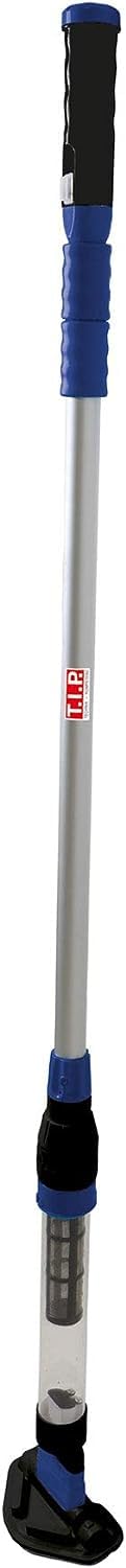 T.I.P. Sweep 2000 30445 - Aspiratore per Piscina a Batteria (9 Watt, 24 l/min, autonomia 50 min, Asta telescopica Max. 2,1 m, Due spazzole, rimozione mirata di Particelle di Sporco)