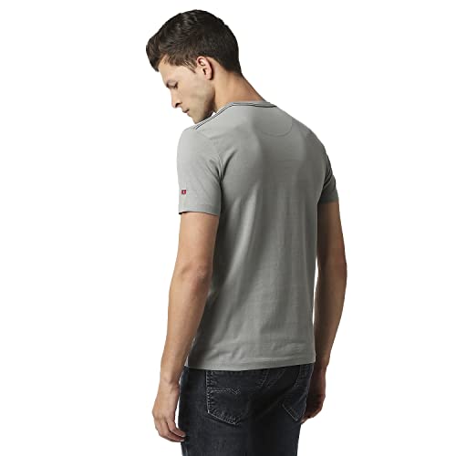 Image of Being Human Grey Regular Fit Men's Short Sleeves T-Shirt Clothing