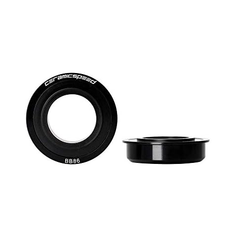 CeramicSpeed BB86 Bottom Bracket Shimano, Unisex adult, Bb86 Shimano, Black Cover