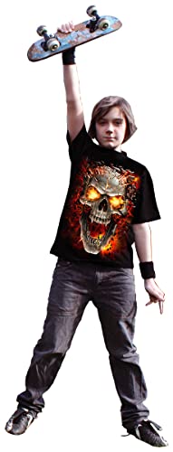 Spiral - Skull Blast - Kids T-Shirt Black4