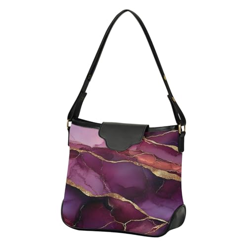 Sac à main tendance pour voyage quotidien au motif marbre chic