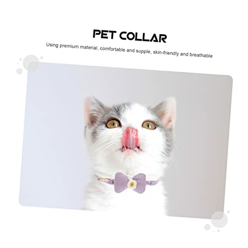 Collier nœud papillon pour chien et chat | Lot de 2 motifs plaid - 5