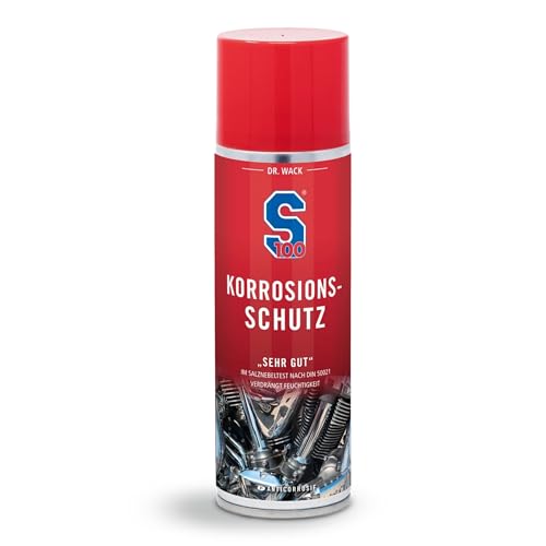 Dr. Wack S100 Korrosions-Schutz für Motorrad 300 ml - Korrosionsschutz Spray gegen Rost & Feuchtigkeit - Motorrad Winterpflege - Gummi-, Lack- & Kunststofffreundlich - Hochwertige Motorradpflege
