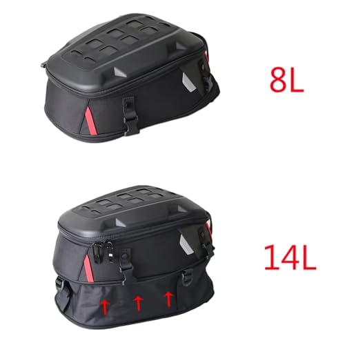 Bolsa de moto impermeable con diseño de sillín multifuncional 3