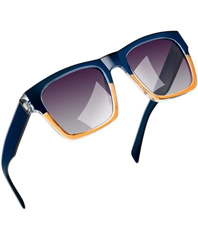 Image of Joopin Acetate Square Sunglasses Men Polarized UV400 Protection Trendy Oversized Sun Glasses Retro Shades Women