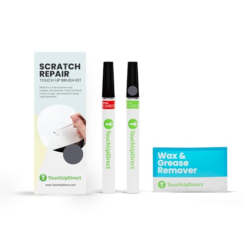 TouchUpDirect M3/P8Y Magnetite Gray Metallic Compatible with Subaru Exact Match Scratch Repair Touch Up Paint - Brush Kit
