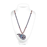 NFL Tennessee Titans Team Logo Mardi Gras Style Beads