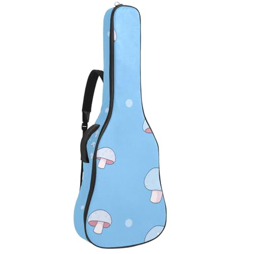 Sac pour guitare étanche à motif champignon pour vos déplacements quotidiens