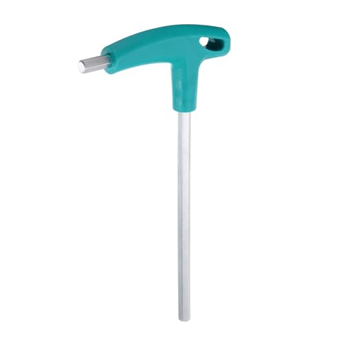 QUARKZMAN Llave hexagonal con mango en T, 8 mm, métrica, CR-V, llave en T, llave Allen, herramienta de reparación para mantenimiento automotriz y doméstico, azul