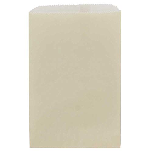 Hygloss Products Paper Bags – 100 Pinch Bottom Colorful Arts and Crafts Bags-12x15-Inch, Cream