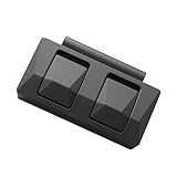 YiQinzcxg Faltbarer Fahrzeughaken Unsichtbare Handschuhfach Montagelösung Starker ABS Kunststoff Kleine Aufbewahrung Für Auto Faltbares Handschuhfach Autozubehör