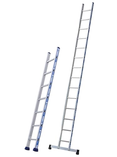 Echelle simple droite 8 échelons hauteur d'accès 3,31 m Platinium Tubesca Comabi