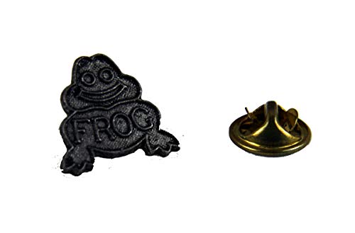 The Quiet Witness 6030335 Frog Faithfully Rely on God Lapel Pin Tie Tack Christian Jewelry Brooch Fully Rely On God