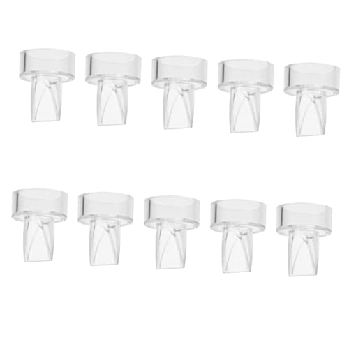 GALPADA 10 Valvole Ricambio Silicone per Tiralatte Antiretroazione e Antiritorno Compatibili con Accessori per Allattamento