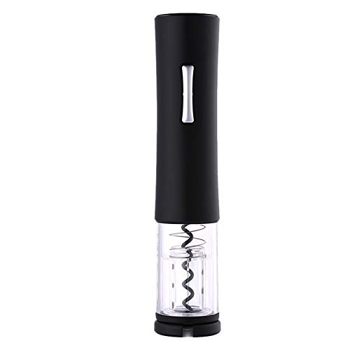 Fanuse Sacacorchos EléCtrico AutomáTico para Vino Sacacorchos AutomáTico Profesional Sacacorchos InaláMbrico para Vino con Cuchilla de Aluminio Negro Cover