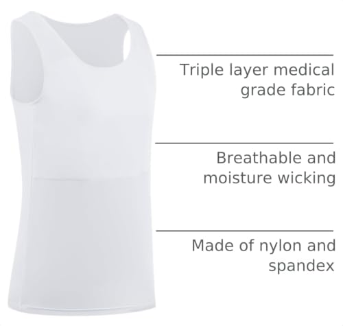 Image of XUJI Transgender FTM Women Breathable Tank Chest Binder