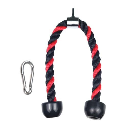mophrati Cuerda de Resistencia para tríceps y bíceps para Entrenamientos efectivos de musculación. Accesorio para máquina de polea de tracción Lateral con Agarre cómodo.