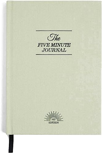 The Five Minute Journal Fit carnet haut de gamme en lin pour objectifs de santé