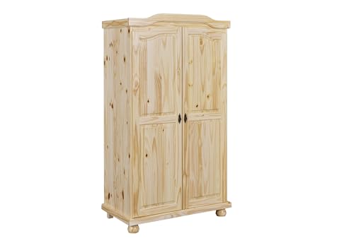 Inter Link - Kleiderschrank - Kiefer massiv - Garderobenschrank -Landhaus...