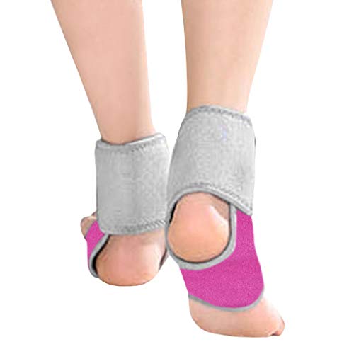 BXT A Pair Teens Kids Ankle Support Braces Breathable Compression Sleeves Adjustable Sports Dance Foot Arch Support Wraps Protector for Arthritis Relief Joint Pain Sprain Ankles Brace Stabilizer Guard