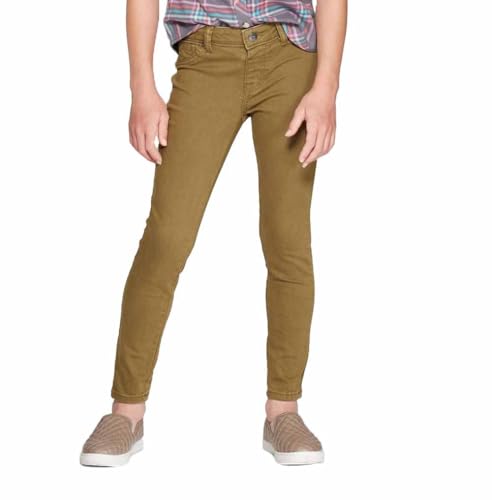 Cat & Jack Girls'Supper Stretch Skinny Jeggings - Green - (6X)