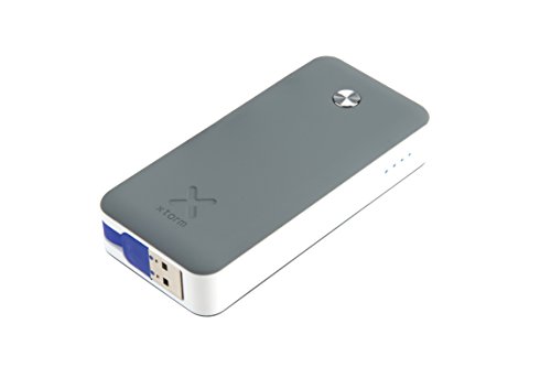 Xtorm XB100 Air Power Bank da 6000 mAh, Grigio/Blu...