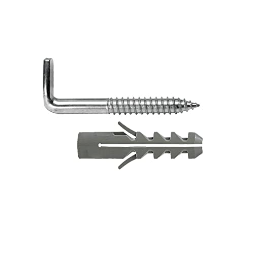 WOLFPACK LINEA PROFESIONAL Kit Sanitario Alcayata Con Taco Expansión Ø 14 x 70 mm. Fijación Calentadores/Termos De Agua