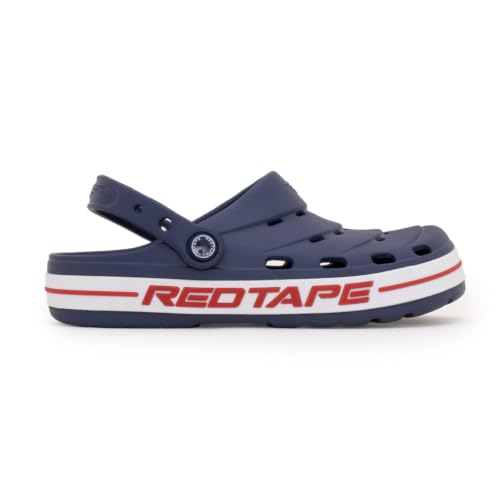 Image of Red Tape Slider Clogs for Men for Everyday Comfort| Casual Pool Sliders.