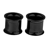 MYADDICTION Black Stainless Steel Ear Flesh Tunnels Plugs Screw Expander Ear Gauges 10mm Jewelry & Watches | Fashion Jewelry | Body Jewelry | Body Piercing Jewelry