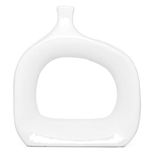 Torre & Tagus 900494 Vase Ouvert Large Blanc Cover