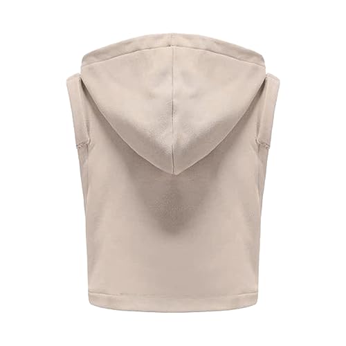 Unisex Skeleton Gilet Hooded Vest Casual Hollow Crop Tops Punk Sleeveless Hoodie for Men Women Streetwear Y2K Clubwear3