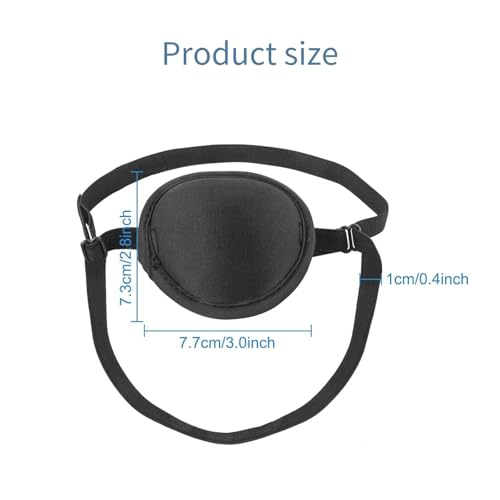 Image of Dog Eye Patch, Adjustable Soft Dog Eye Patch, Eye Covering for Dogs After Surgery Wounds, Pack of 2
