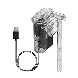 取り付けフィルター - 15x6.5x6.5cm 水槽フィルター装置 |水族館の酸素化とろ過用の静かな洗浄循環水ポンプ | USBフィルターポンプ - USB小型水槽水族館アクセサリー