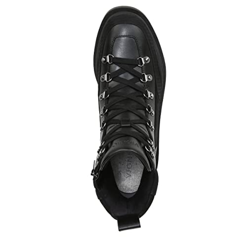 Vionic Jaxen Women's Arch Supportive Combat Boots Black Wp Lthr Txt - 9 Medium #TOP2