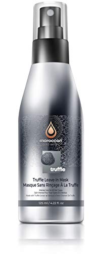 Moroccan Gold Series Truffle Leave-In Mask  Leave-In Hair Mask  Hair Detangler Spray  Nourishing & Detangling Leave In Conditioner Spray for Curly Frizzy, Damaged Hair, 4.22oz