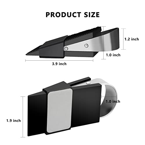 Techoln Door Stoppers for Bottom of Door Metal and Rubber Door Stop - Image 4