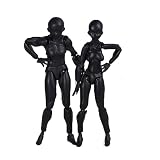 2 figuras masculinas femeninas cuerpo negro He Sheultra modelo móvil