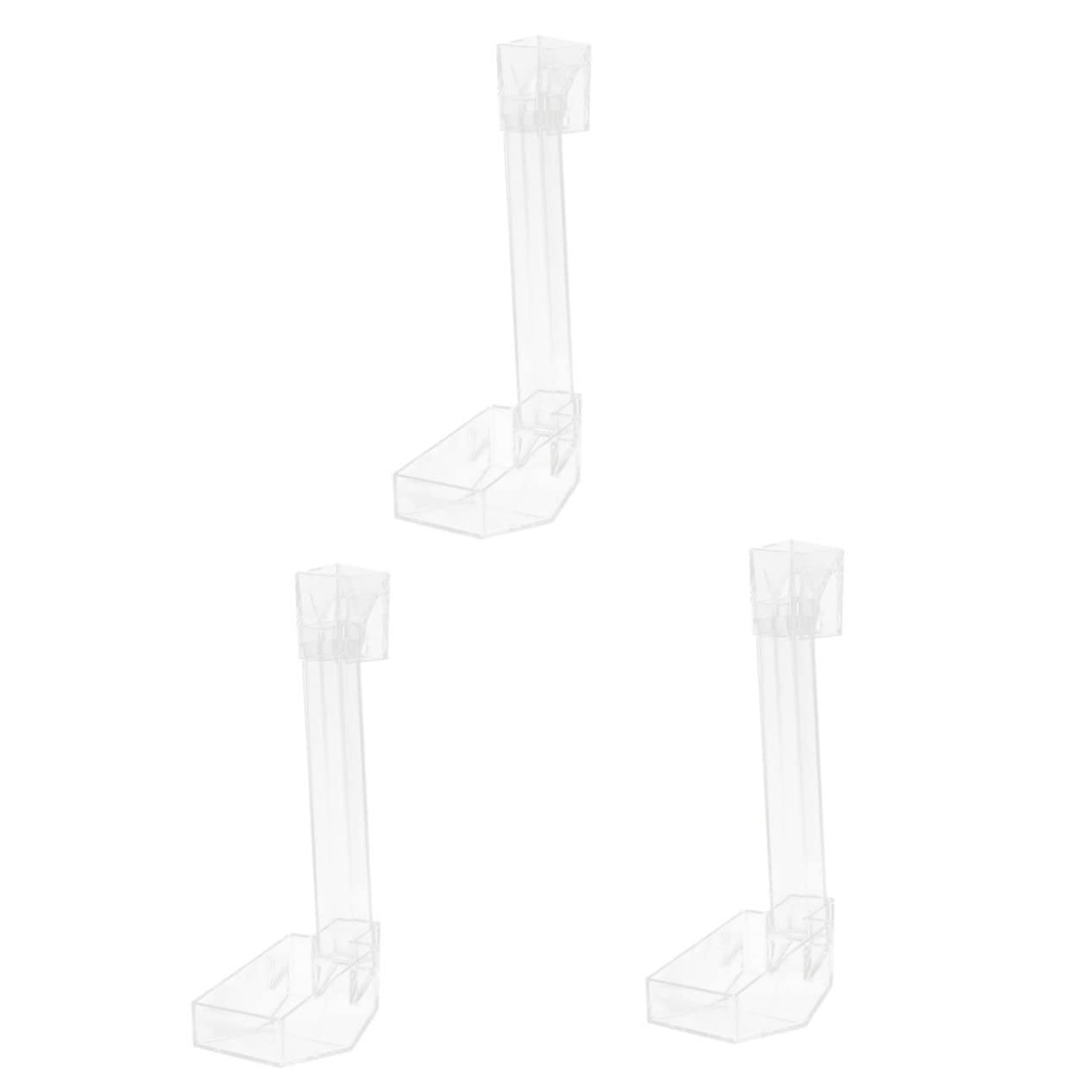 Happyyami 3pièces Aquarium Transparent Acrylic Feeder pour Crevettes Et Poissons Tube Alimentation Pratique pour Aquariophilie