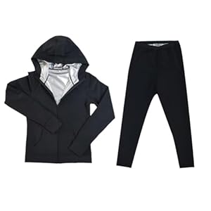 Sauna Shirt Vrouwen Gewichtsverlies Zweet Suits Workout Tops Met Capuchon Zwarte Mouw Rits Elastische Shaper Voor A1j2 Nylon Lange