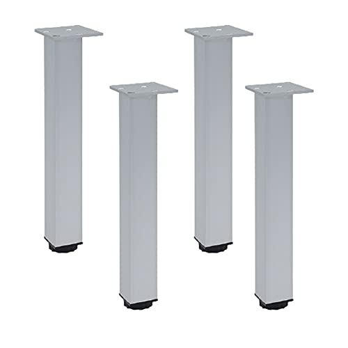Patas cuadradas de metal para transformar tu sofá o mueble de televisión 2