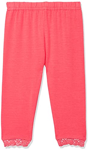 Image of Max Girl's Solid Lace-Detail 3 /4Th Skinny Fit Leggings