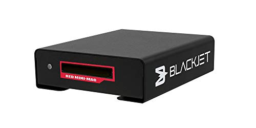 Blackjet VX-1R, RED Mini-MAG Reader USB 3.1 Gen 2 (RED Approved), 525 MB/s Read Speeds, RED Cinema Camera