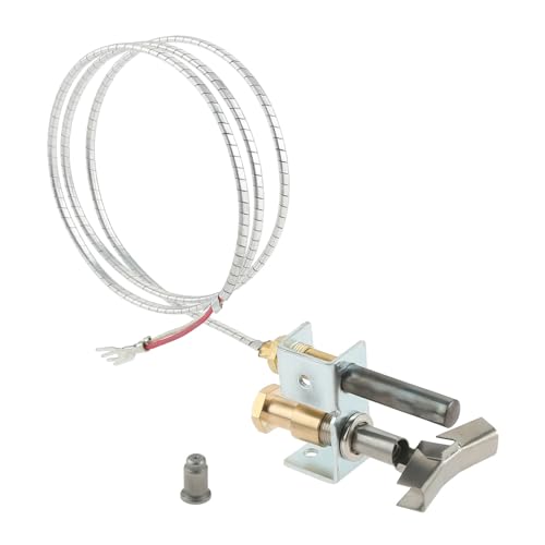Termopila de 750 milivoltios y quemador piloto con cables blindados de aluminio