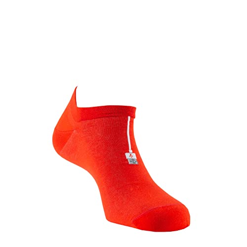 ACHILE - Invisibles en coton motif 'Connexion' MADE IN FRANCE - couleur - Rouge - Pointure - 39-46