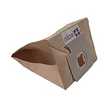 Distri+ - Staubsaugerbeutel kompatibel mit MIELE: S125, S126, S127, S128, S129, S130, S131, S132, S133 bis S139... - Beutel mit 10 Papiertüten